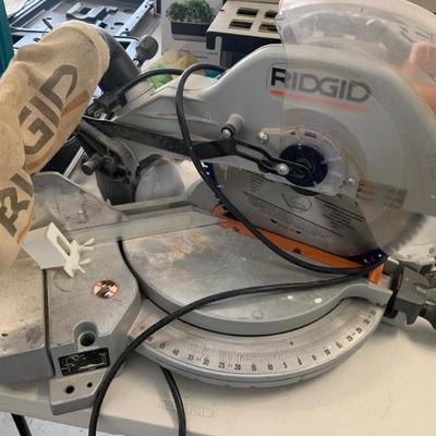 SOLD-$125 Ridgid 12”miter saw 