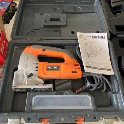 $42 Ridgid Orbital Jig Saw w/case 