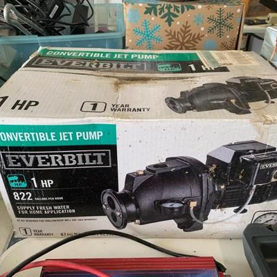 SOLD-$148 Everbilt convertible jet pump