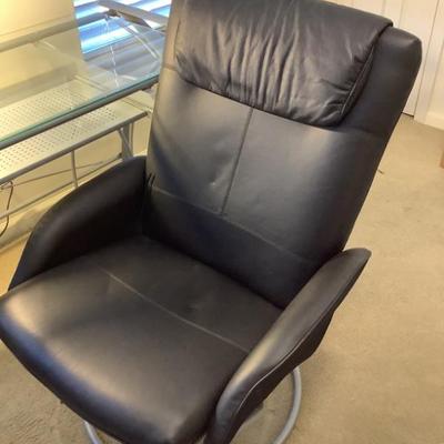 $38 reclining swivel office chair 37”H 28”L 22”depth