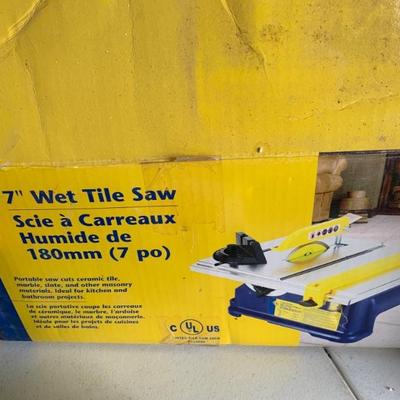 $30 Qep 7” wet tile saw 