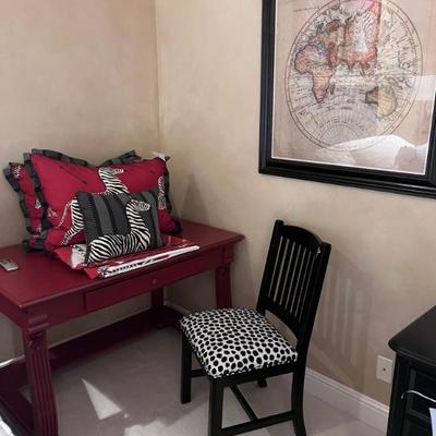 Custom Decor Pillows and Wueen Bedskirt