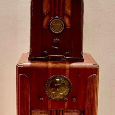 Lot 122-MC: Vintage Radio Trio
