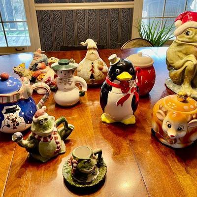 Lot 009-LR: Cookie Jars and Friends