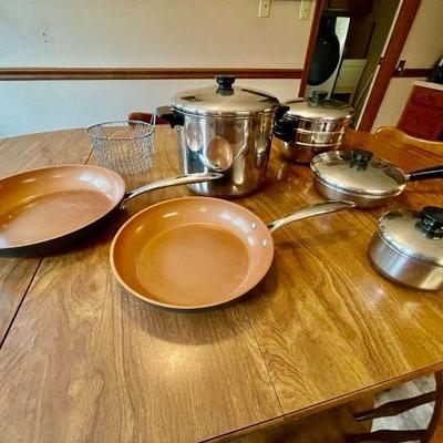 Lot 036-K: Mixed Pots & Pans Assortment