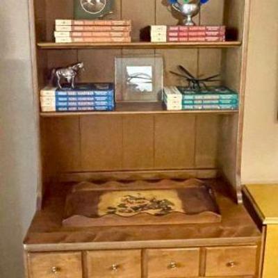 Lot 021-OFF: Ethan Allen Bookcase Vignette #1