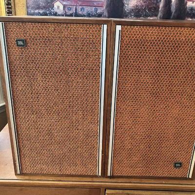 Lot 053-LR: Vintage JBL LX4-2 (Lancer 77) Speakers
