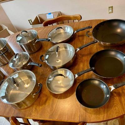 Lot 034-K: Calphalon Pots & Pans Set