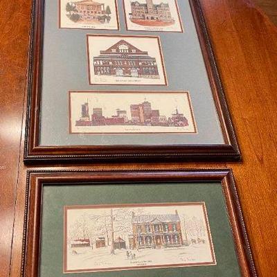 Lot 017-DR: A Plethora of Phil Ponder Nashville Prints