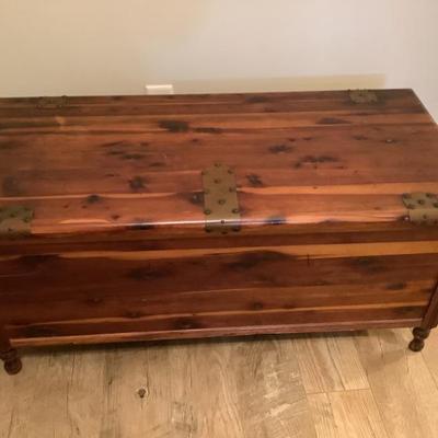 $42 cedar chest - as is 19”H 42”L 20”depth -bottom needs support
