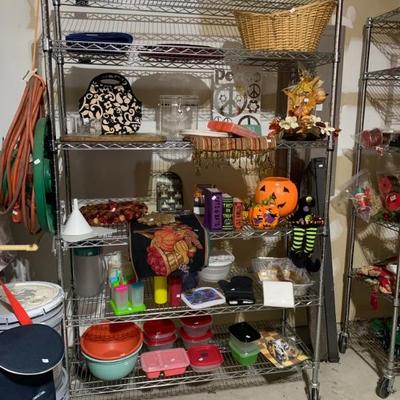 $65 metal shelf on casters 