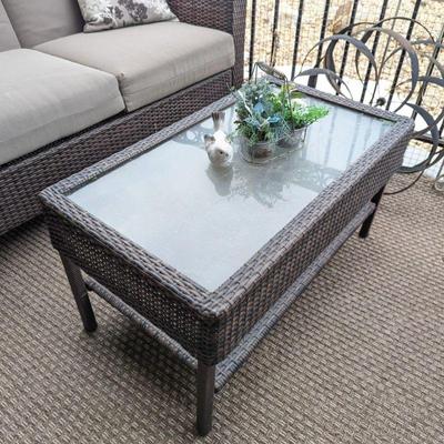 Patio coffee table