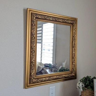 Gold gilt mirror