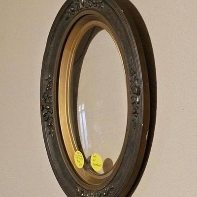 100 year old oval convex frame