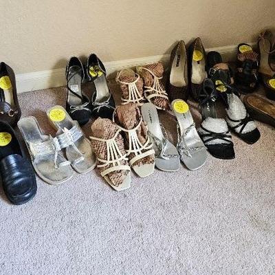 Small sampling of women’s shoes 