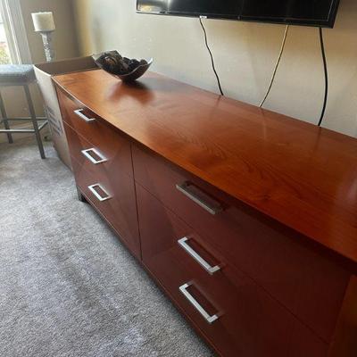 MCM dresser.  Has mirror.