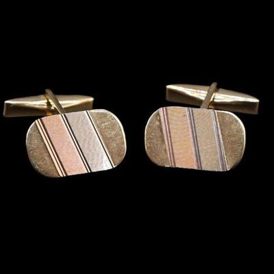 GOLD CUFFLINKS