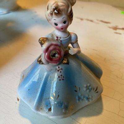 Vintage Josef originals April Birthday ceramic