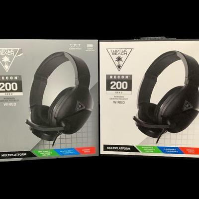TN189 Two New Turtle Beach Wired Gaming Headsets	Factory sealed.
