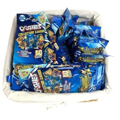TN177 32 New Factory Sealed DC Ooshies Collector Cards	Bin not included 
