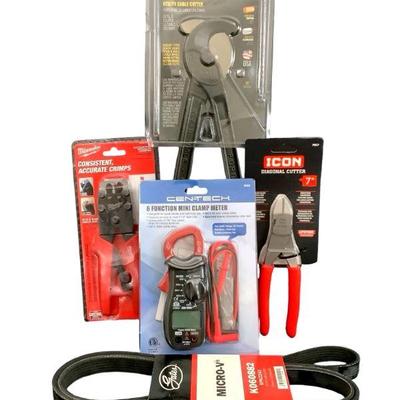 TN187 New Milwaukee Crimps & Other Tools	All factory sealed
