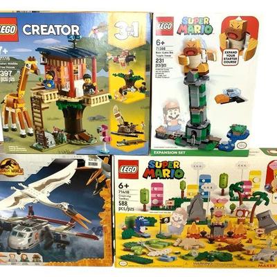 TN140 NEW Lego Mario And Creative Ages 6 And 7	Boxes not pristine
