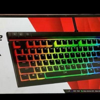 TN208 New Hyperx Alloy Elite 2 Gaming Keyboard #2	Box has minor wear
