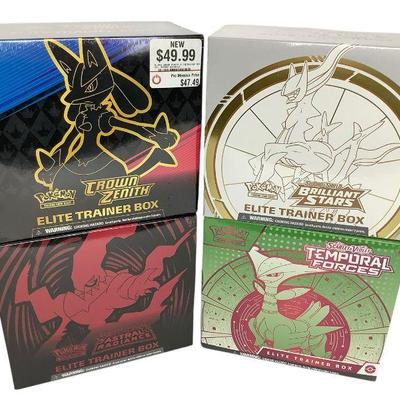 TN196 NEW Factory Sealed Pokémon Elite Trainer Boxes Collection
