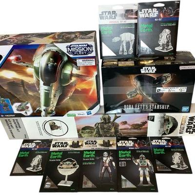 TN143 New Star Wars Model Sets Mission Fleet & Paint Kit Ages 4 And 8	Most boxes in good shape, see pics of two with damage.
