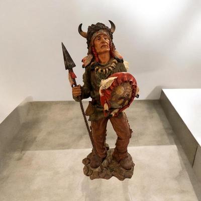24” Resin Indian Figure