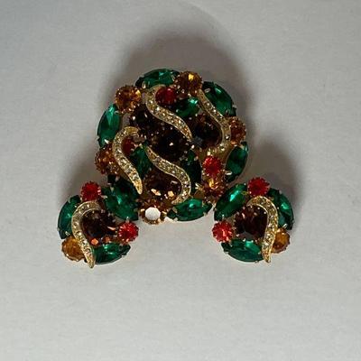 rhinestone brooch