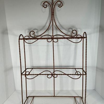 Hollywood Regency Wire Shelf