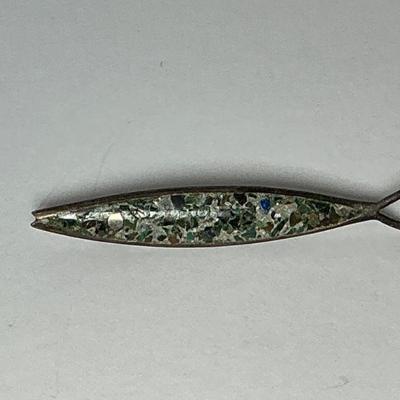 Sterling Fish Brooch