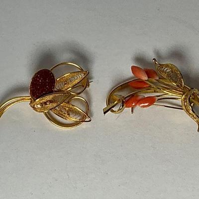 Misc Gold Brooches