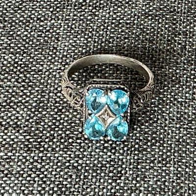 Sterling Topaz Ring