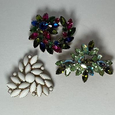Rhinestone Brooches