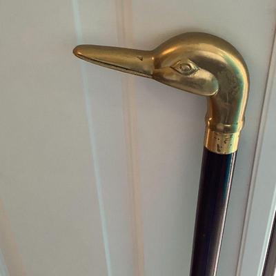 Brass Duck Head cane