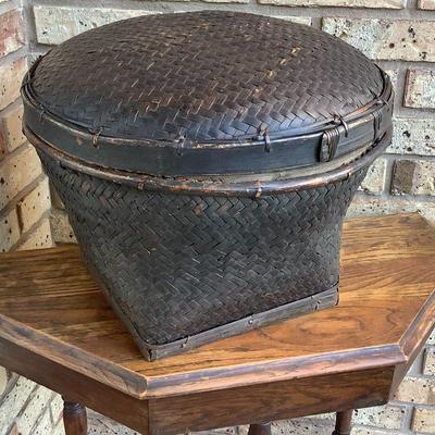 Antique Japanese basket