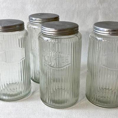 vintage storage jars
