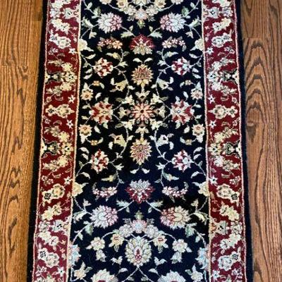 wool rug - 25" x 49"