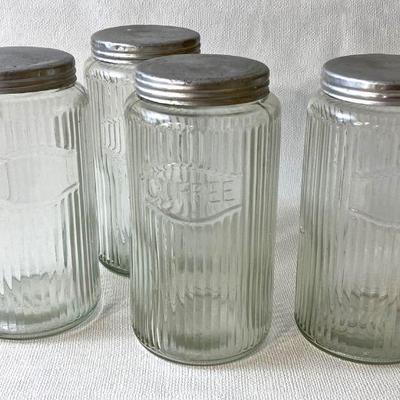 vintage storage jars