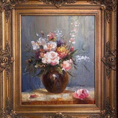 original painting 30"w x 34 1/2"h framed size