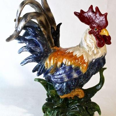 ceramic rooster