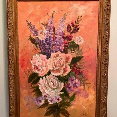 original painting by Ernie Gabler - 30"w x 42"h