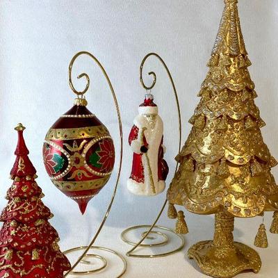 glass ornaments & table top decorations