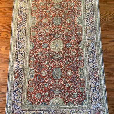 silk rug - 37" x 61"