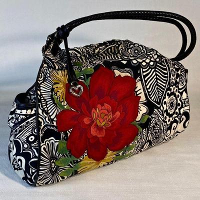 Brighton Collection handbag with embroidered flower