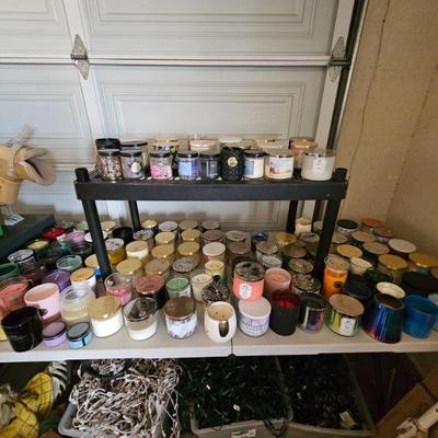 White Barn and Bath and Bodyworks Candles