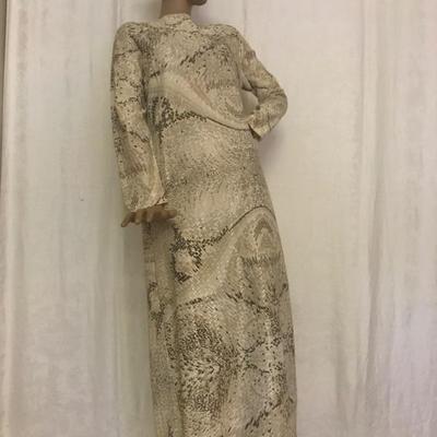 Gold Lamè • Animal Print • Hostess Maxi • $30