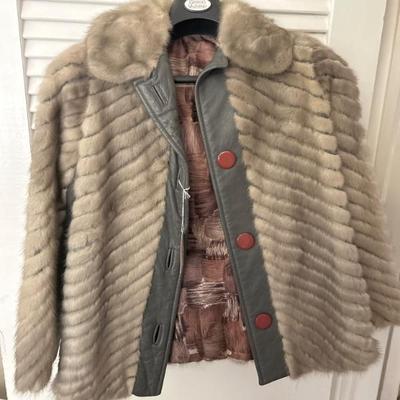 Mink & Leather • Jacket • Size S • $165